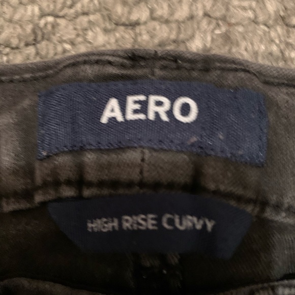 aeropostale black ripped jeans - Picture 2 of 3